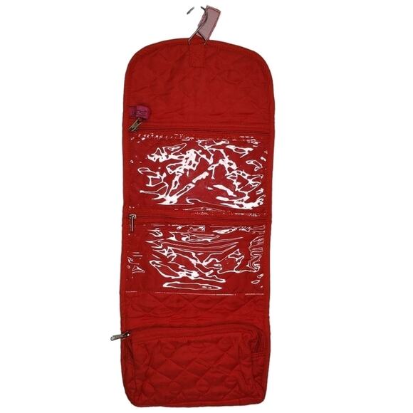 Buckhead Betties Navy/Red Curve Appeal Quilted Accessory Bag - Picture 3 of 11